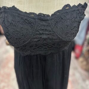 Black free people maxi strapless dress. Great condition.  Size L